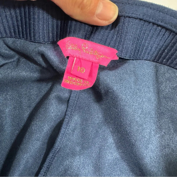 LILLY PULITZER 29" Anika Ultra Suede Legging Pant True Navy - Picture 5 of 8